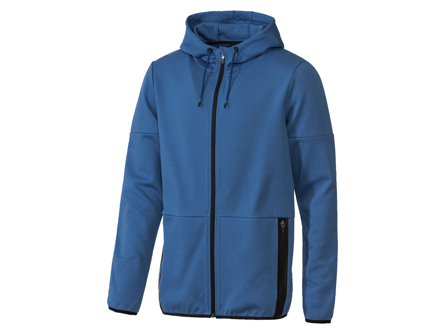 Crivit Bluza dresowa męska z kapturem, z bawełną Xl56/58, Niebieski