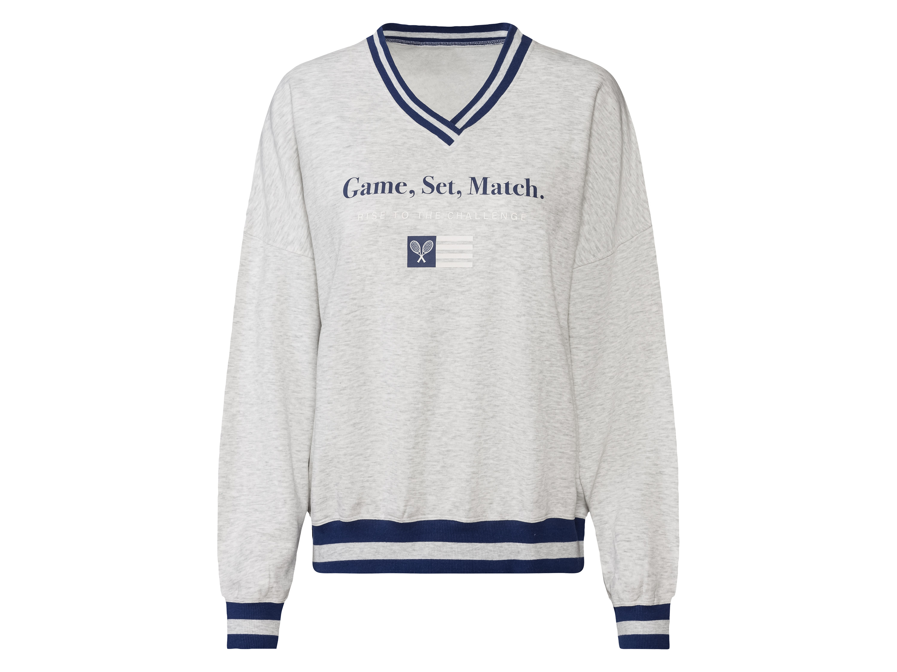 esmara Bluza damska oversize Szary, S36/38