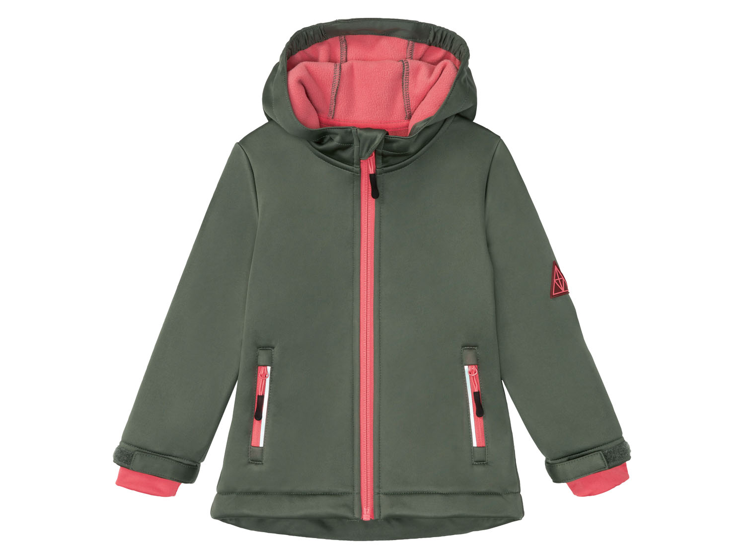 lupilu Wiatroszczelna kurtka dziecięca softshell, 1 sztuka Khaki, 98/104