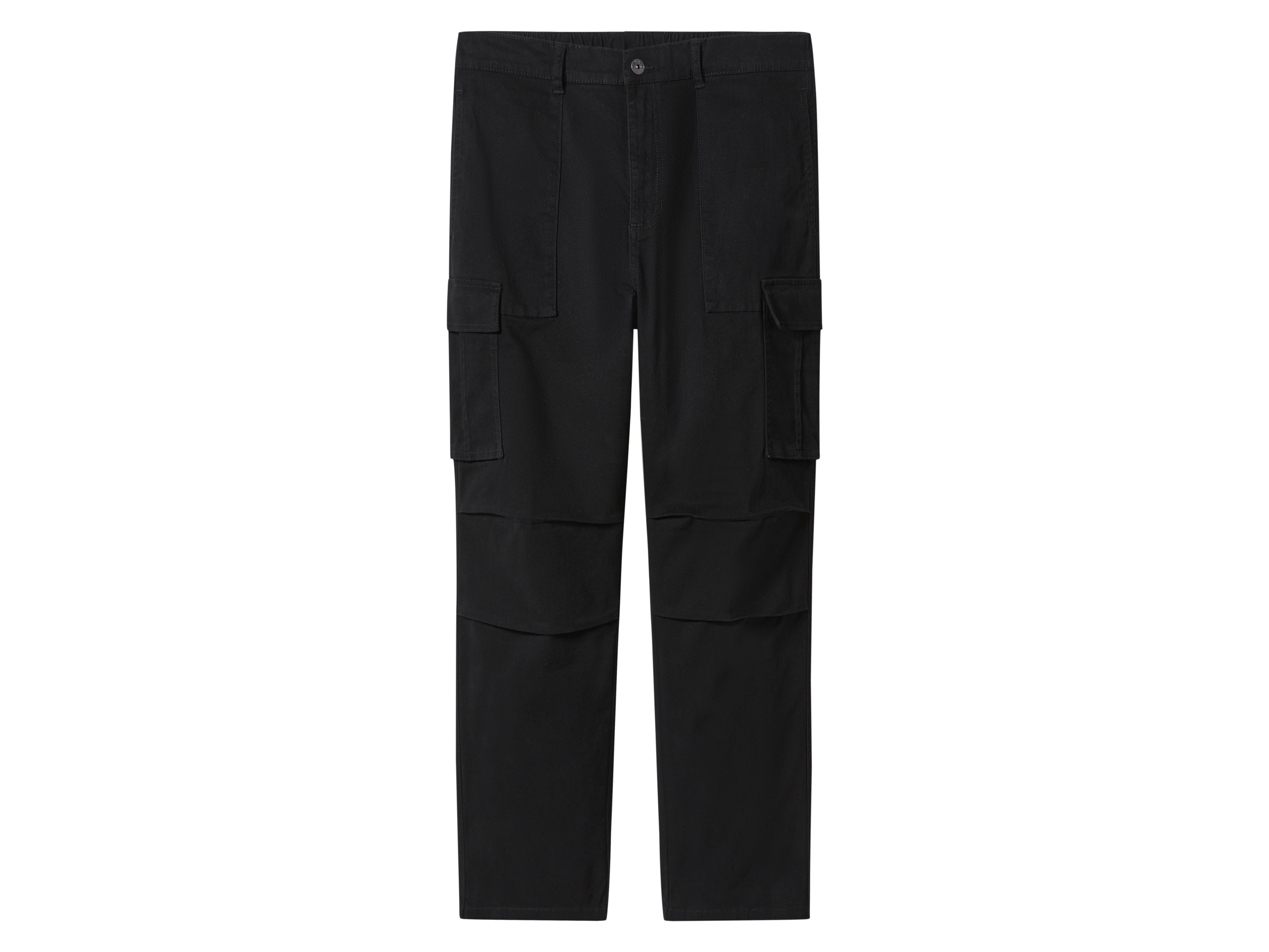 esmara Men Spodnie cargo męskie Czarny, XL 56/58