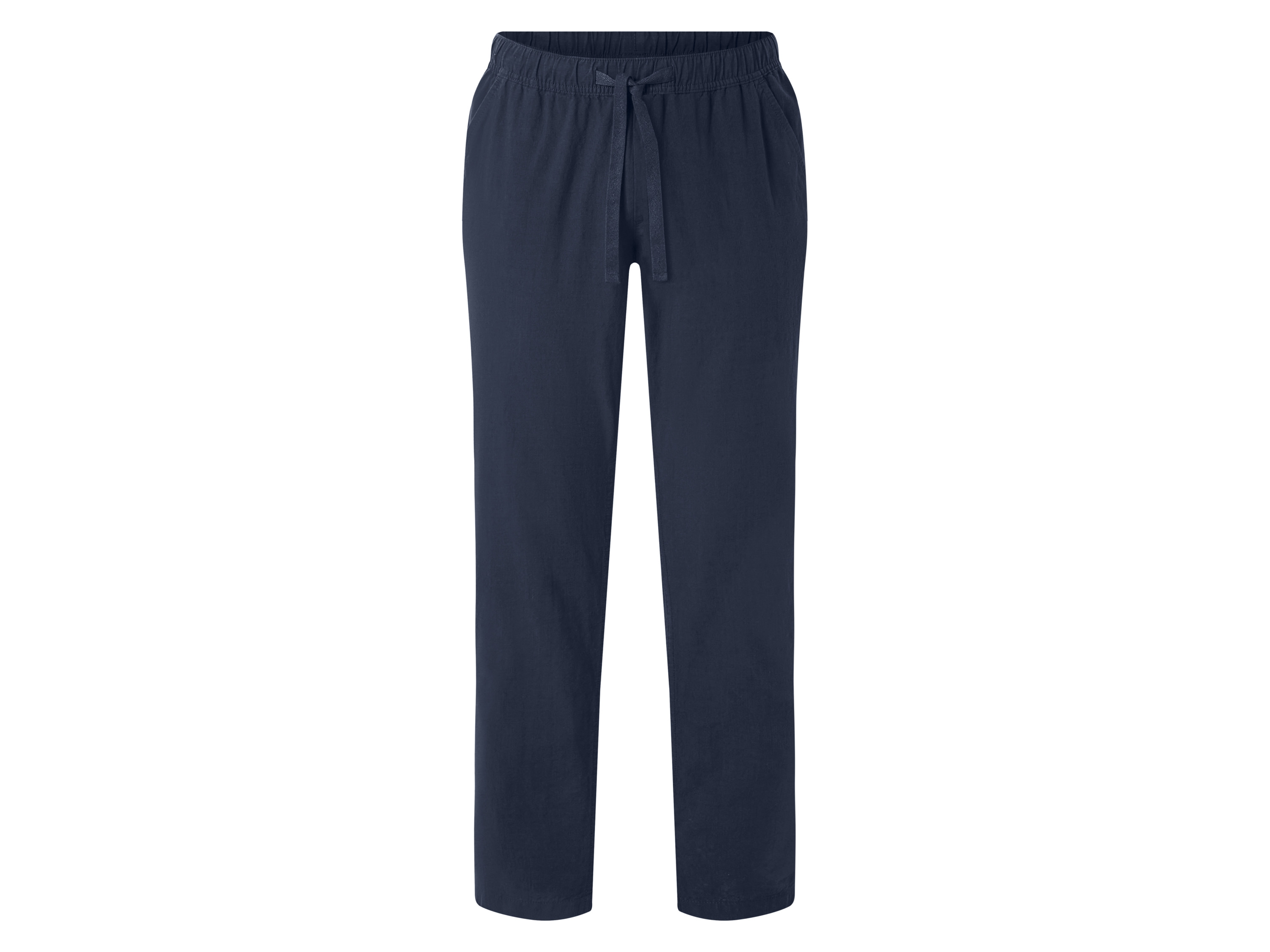 esmara Men Spodnie straight fit męskie z bawełny Granatowy, XL 56/58