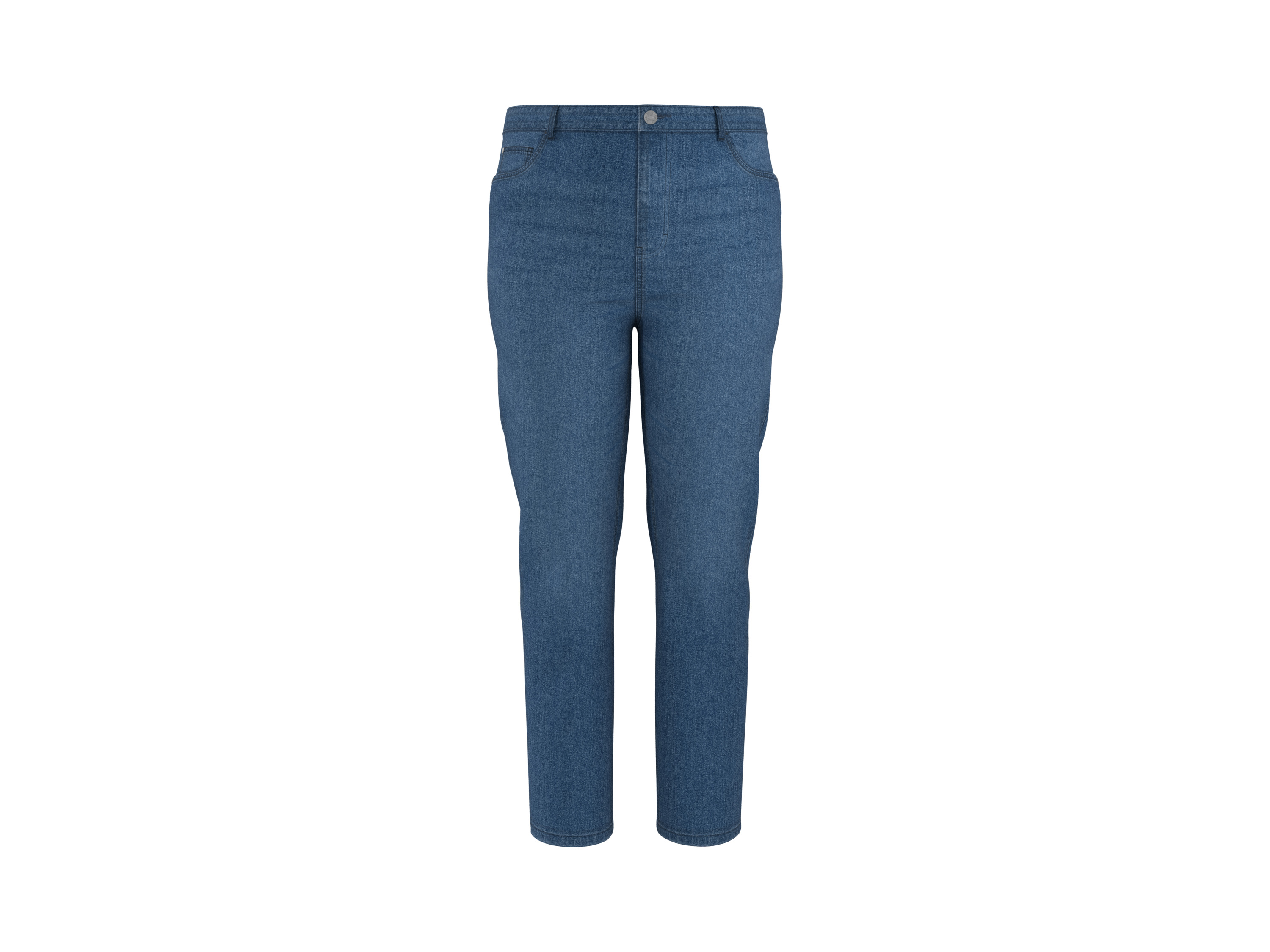 esmara Jeansy damskie Plus Size Xxl, skinny fit Niebieski, 50