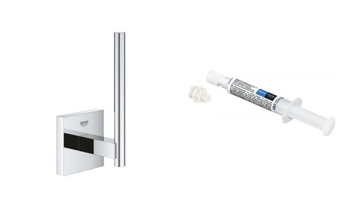 Darmowa Dostawa - Uchwyt na papier toaletowy chrom Grohe Start Cube abset11031