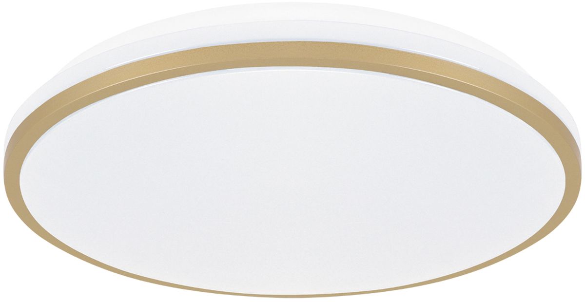 Darmowa Dostawa - Plafon 1x18 W biały-złoty Strühm Linus 04347