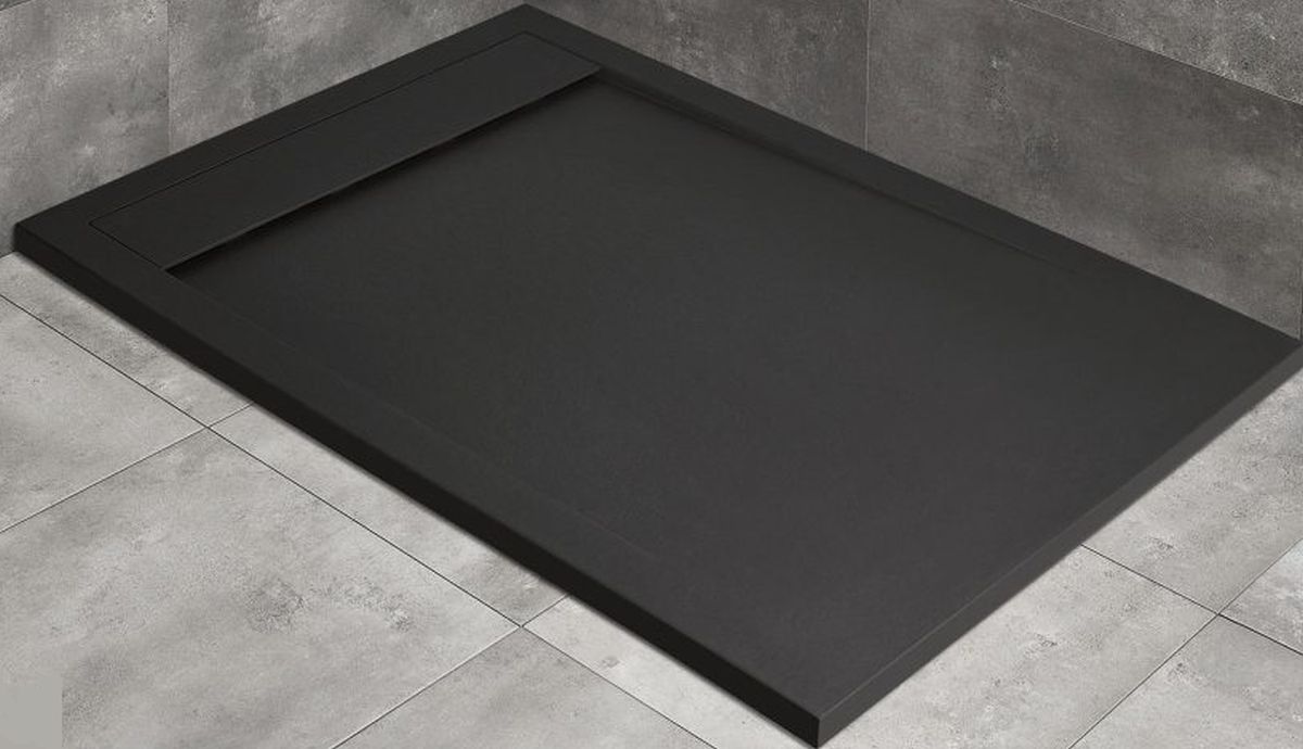 Darmowa Dostawa - Brodzik prostokątny 130x90 cm czarny Radaway Teos F HTF1309054