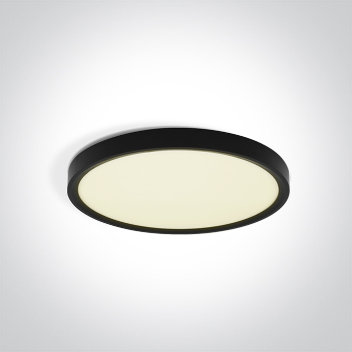 Darmowa Dostawa - Plafon 1x18 W czarny One Light Belfort 1 62006BV