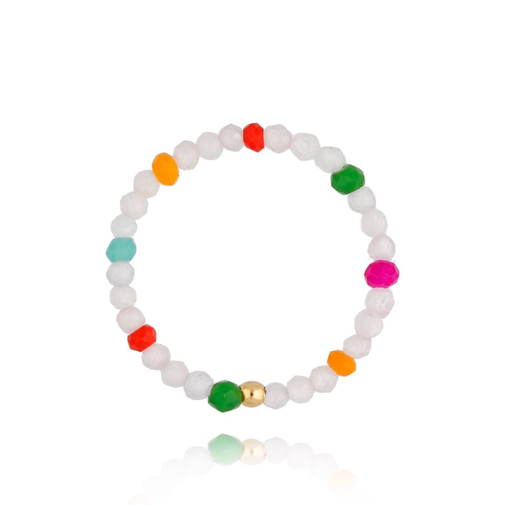 Pierścionek biały Rainbow Friends PTW0379