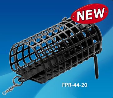 Wirek Koszyk Zanętowy Półokrągły z Dnem i Kolcami 30x57mm 50g