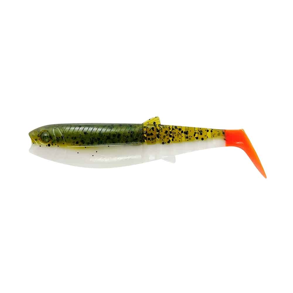 Savage Gear Guma Kopyto Cannibal 10cm Olive Hot Orange