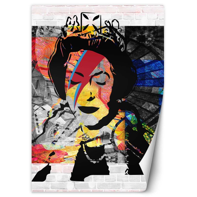 Fototapeta Feeby Banksy Królowa Anglii 100x140 1 szt