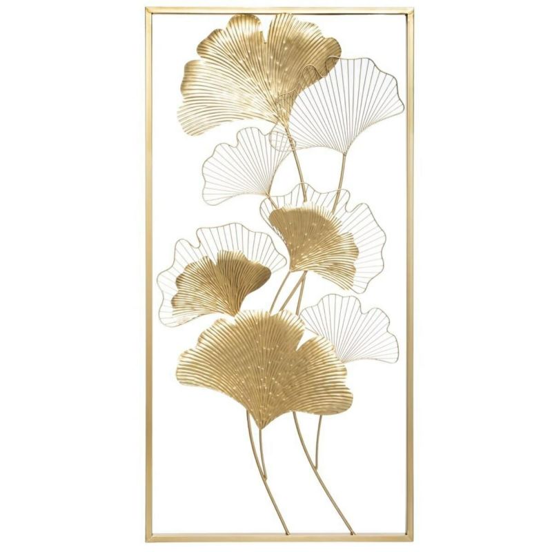Ozdoba ścienna Ginko Atmosphera złota 50x100 cm 1 szt.