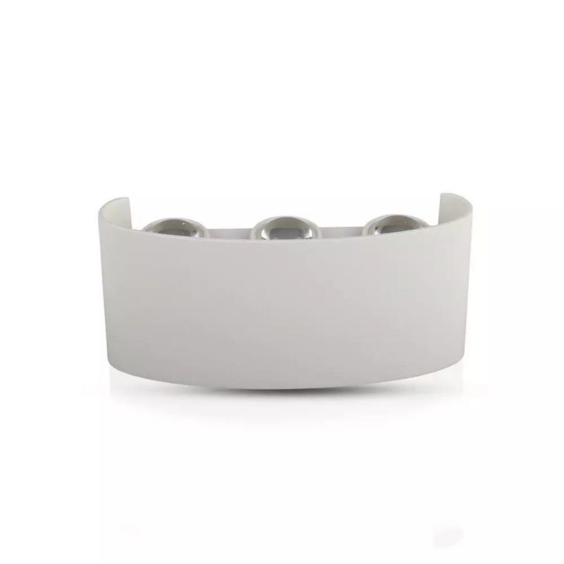 Kinkiet V-TAC Vt-846 biały góra-dół LED 6W 3000K 630lm IP54 wym: 4 x 17 x 8 cm - 1 szt.