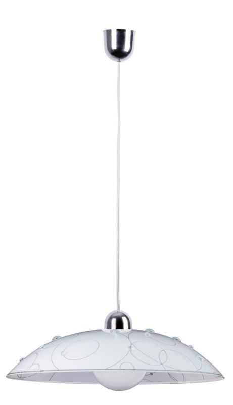 Lampa wisząca Rabalux Jolly biały wzorzysty wym: 90 x 40 x 40 cm 1xE27 x 1 szt.