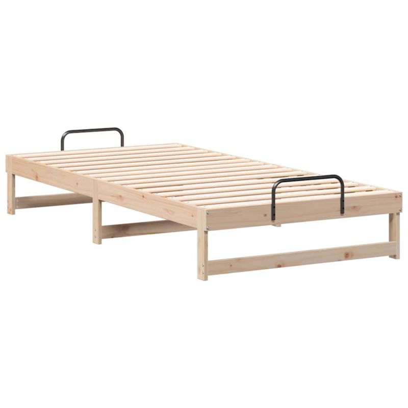 Rama łóżka WaszeMeble 100x200 cm Brązowy sosna WM-873163 1 szt.