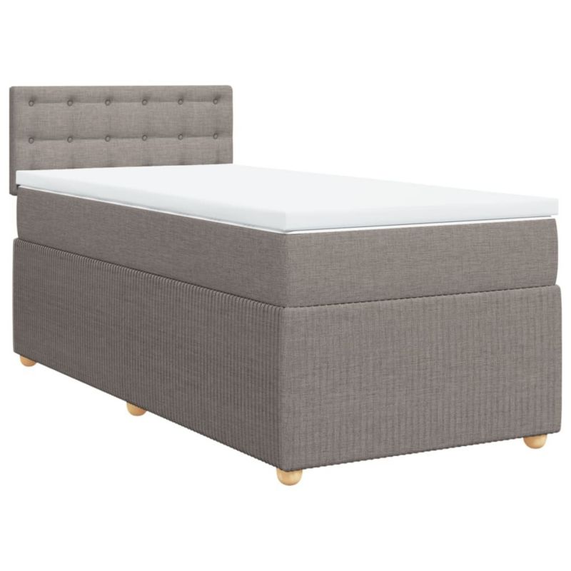 Łóżko kontynentalne WaszeMeble 80x200 cm Brązowe WM-3287301 1 szt.