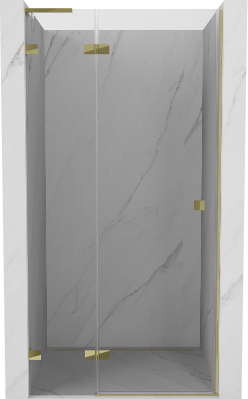 Drzwi prysznicowe uchylne Mexen Lunar L złote 70x200 cm 1 szt.