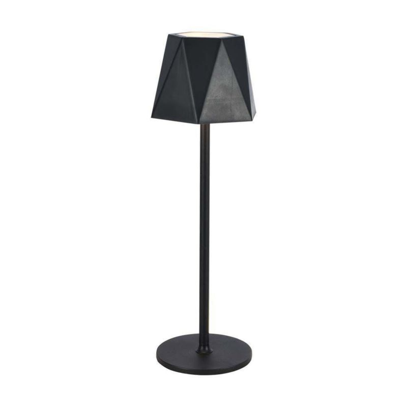 Lampka biurkowa V-TAC 1052 czarna LED 3W 3000K-6000K 200lm akumulator IP20 wym: 37.2 x 13 x 13 cm metal - 1 szt.