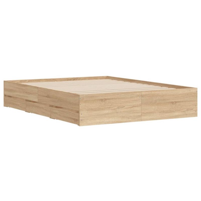 Łóżko drewniane WaszeMeble 150x200 cm brązowe WM-3207268 1 szt.