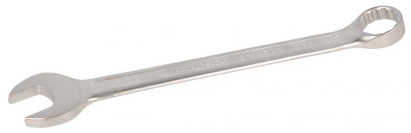 Klucz płasko-oczkowy Modeco Expert 21 mm Cr-V satin - zawieszka plastikowa - 1 szt.