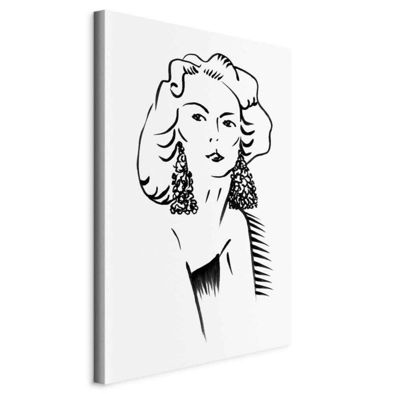 Obraz Artgeist Romantyczna blondynka 40 x 60 cm płótno włoskie 1 szt
