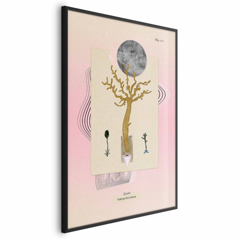 Plakat Artgeist Niezwykła roślina 40x60 cm z ramą czarną 1 szt