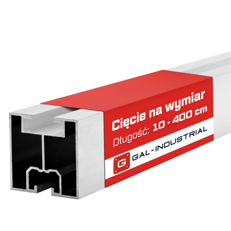 PROFIL MONTAŻOWY GAL-INDUSTRIAL PV DO PANELI SŁONECZNYCH SZYNA ALU SOLAR 80cm POD ŚRUBY T 1 szt.