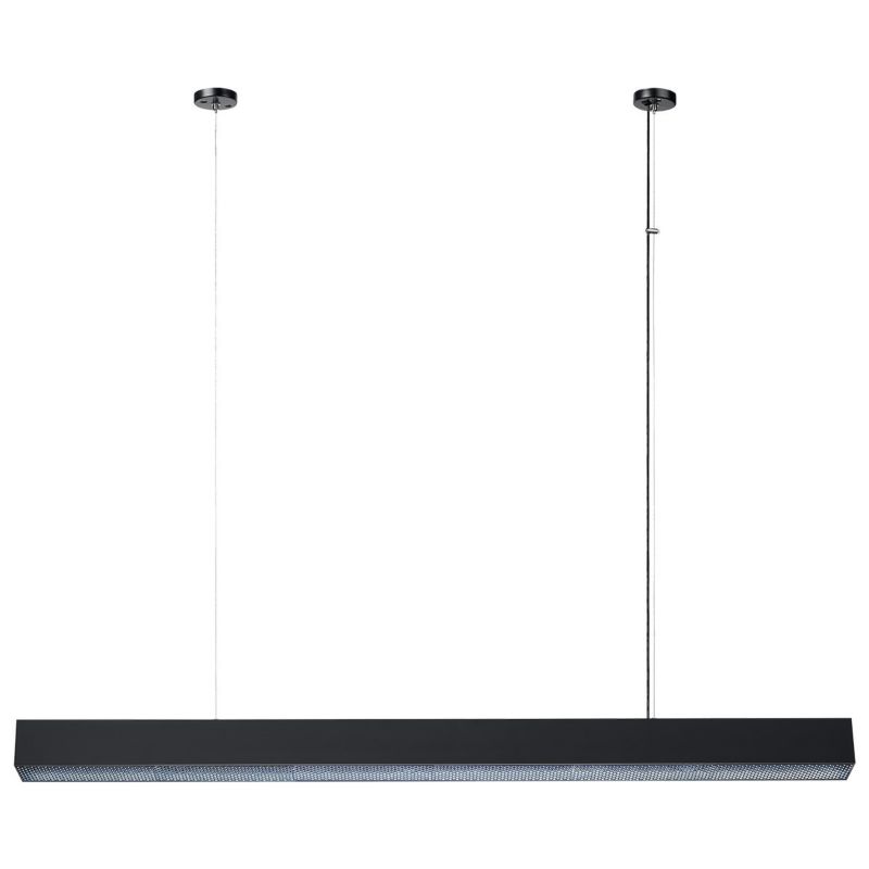 Lampa wisząca Light Prestige MIRA czarna 1 x LED 45W 5711lm wym:120x120x5,2cm IP20 -1 szt.