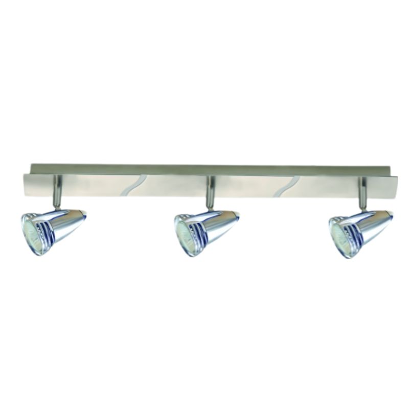 Lampa sufitowa Alclara Foster 3 x GU10 spot max 50W metal szkło 1 Szt