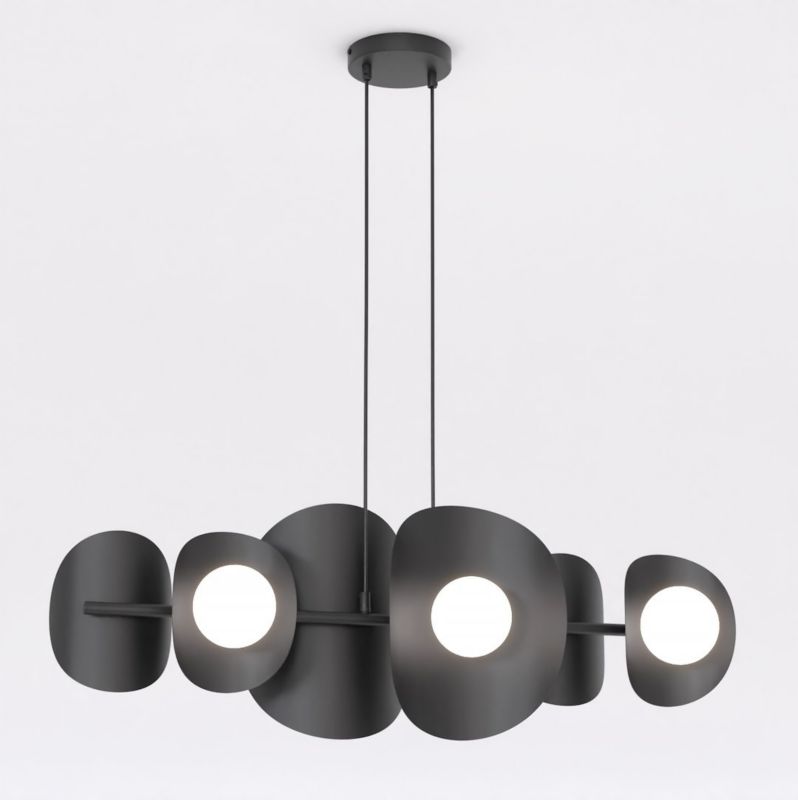 Lampa wisząca Emibig ELEMENTI czarno-biała 6xG9x15W IP20 wym:120x87x23cm - 1 szt.