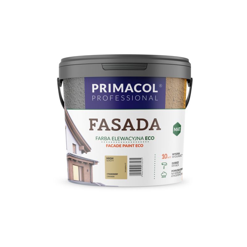 Farba Primacol Fasada Eco, kolor cynamonowy, 2,7 l, 1 szt.