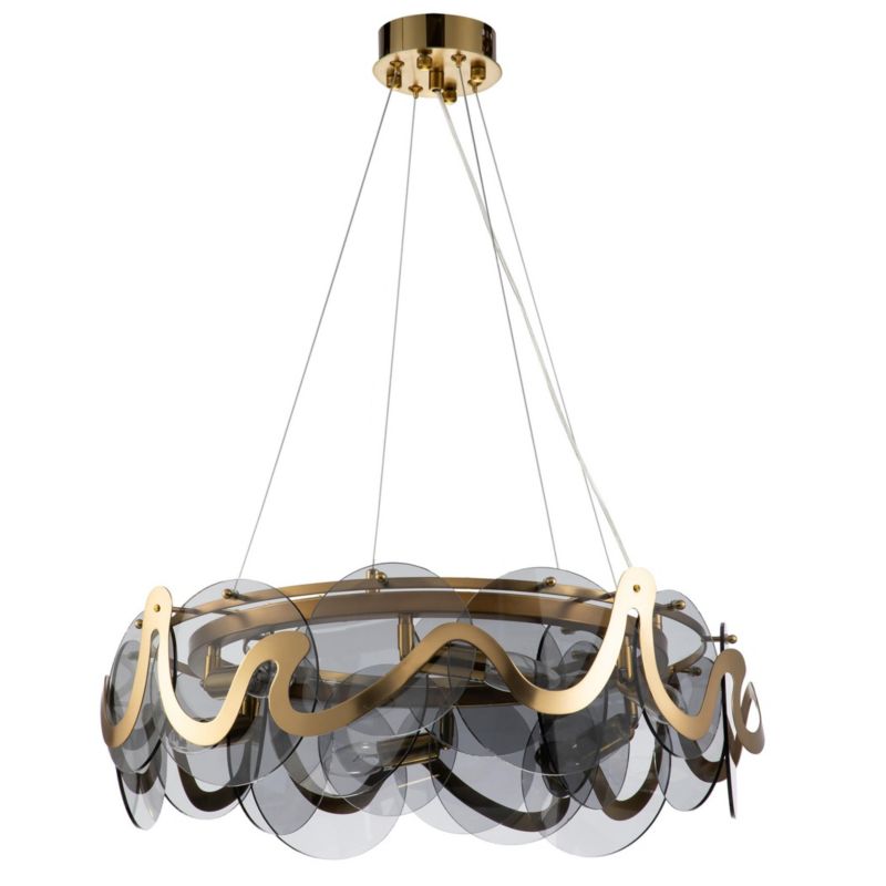 Lampa Sufitowa Wisząca Toolight APP1545-8CP Szary 1Szt