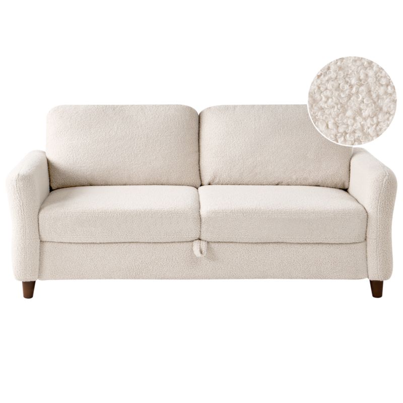 Sofa dla 3 osób Mare Boucle Beżowy 1 szt.