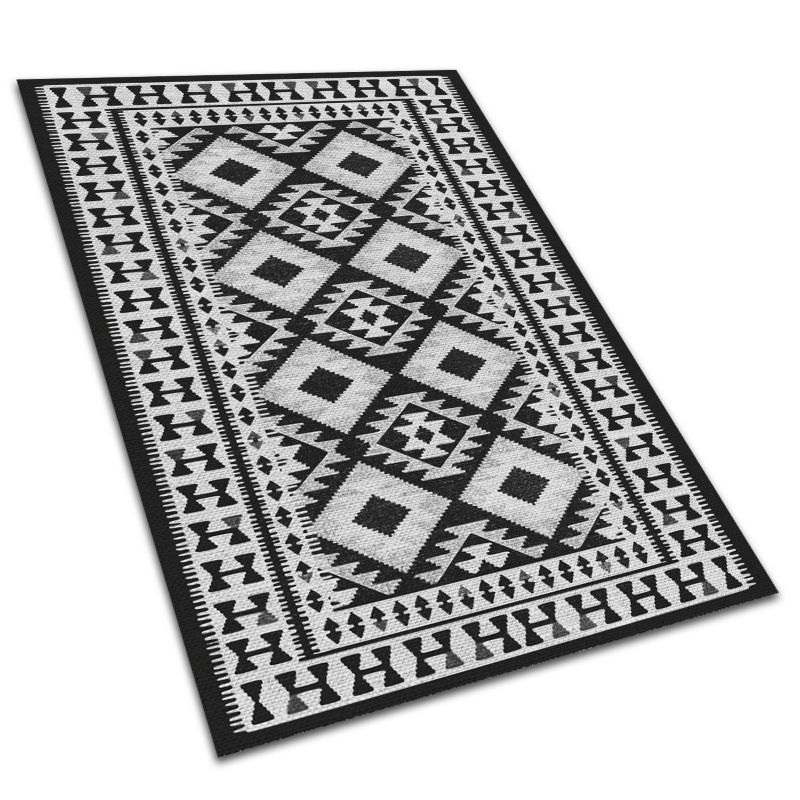 Dywan Tarasowy Tulup 150x225 cm Balkon Ogród Patio Retro wzór 1 szt.