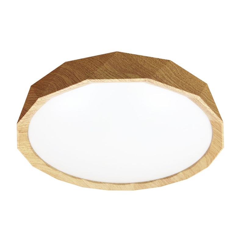Biały plafon sufitowy LED 38,5 cm do salonu CADIX metal tworzywo