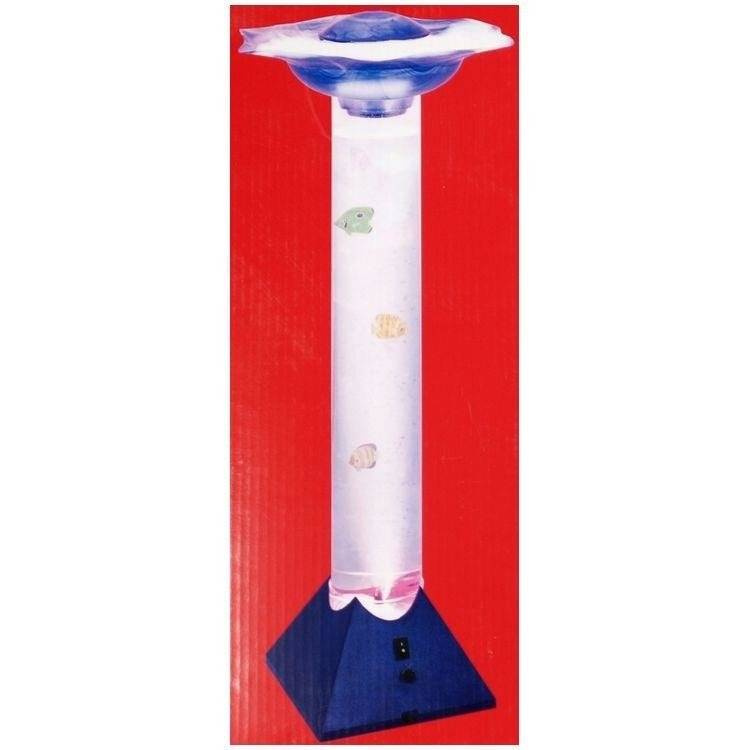 Lampa dekoracyjna słup wodny stojąca do salonu efekt bąbelków