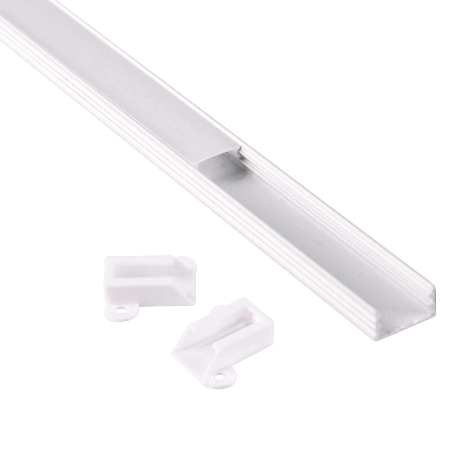Polux Profil aluminiowy natynkowy biały 2 m