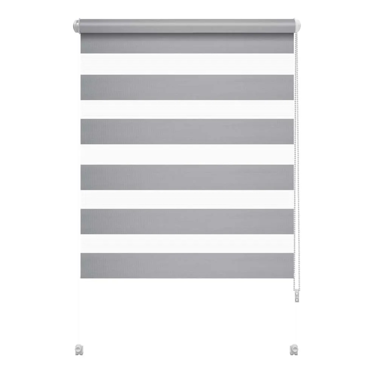 Mini roleta SMART Dzień/noc jasno szara 72,5 cm x 140 cm