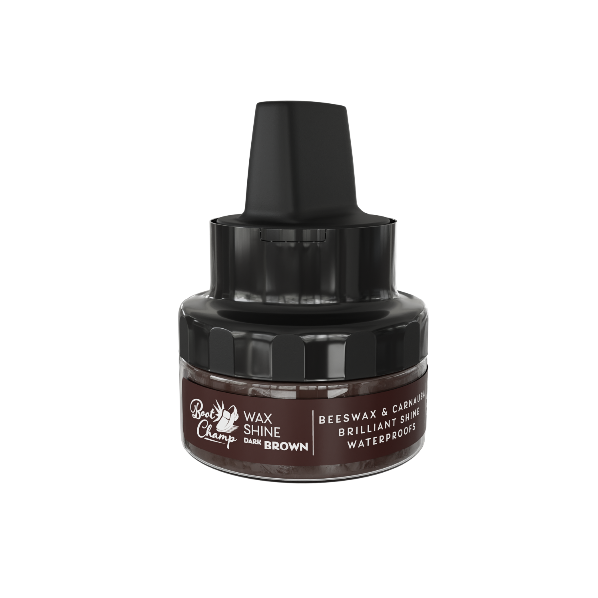 wosk do obuwia ciemnobrązowy, 50 ml