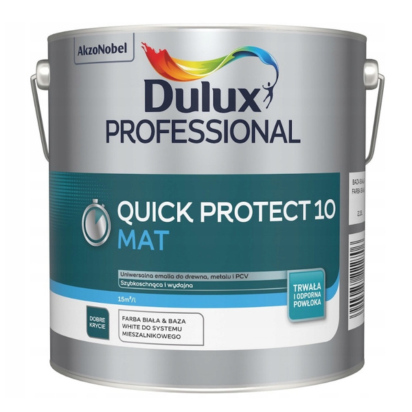 Farba Dulux Pro Quick Protect 10 Base White 2,18L