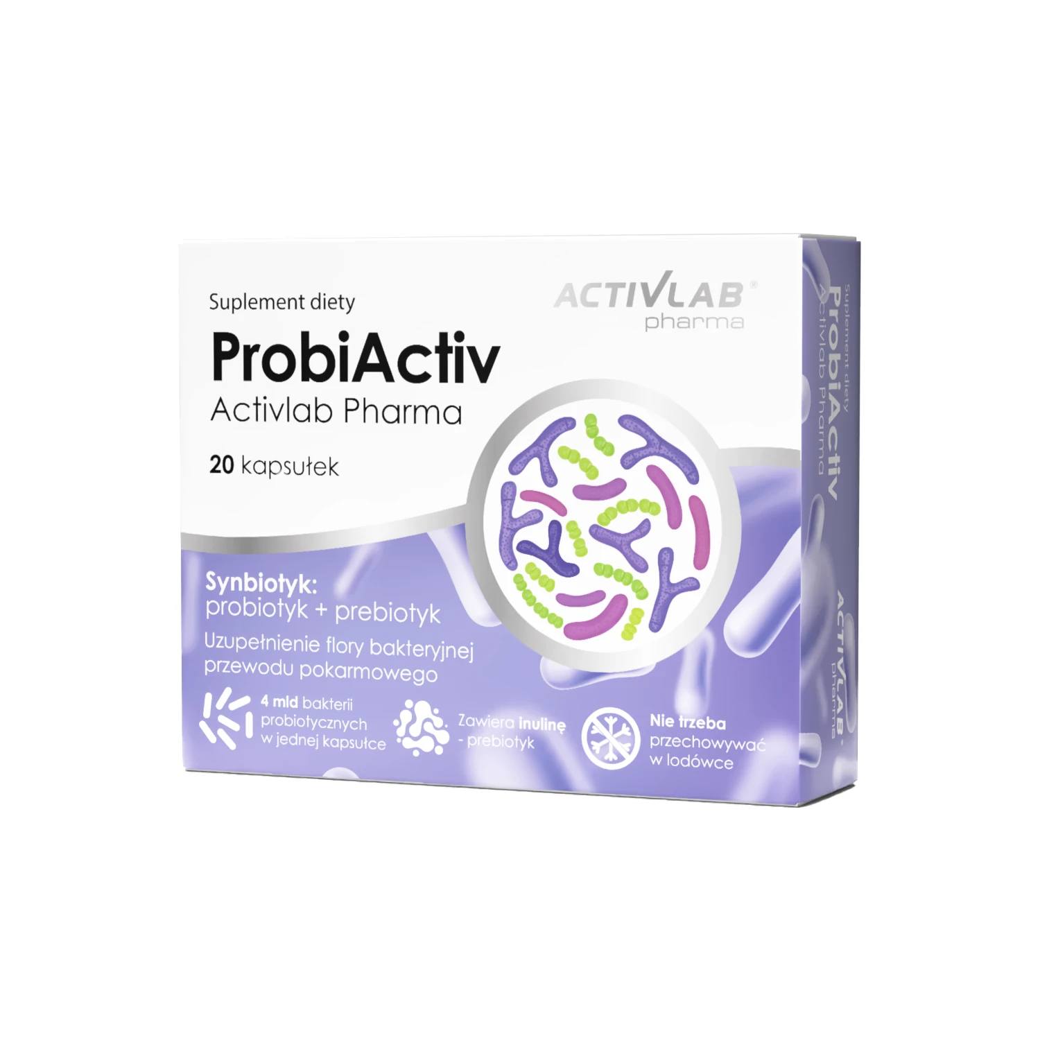Activlab probiactiv, 20 kapsułek