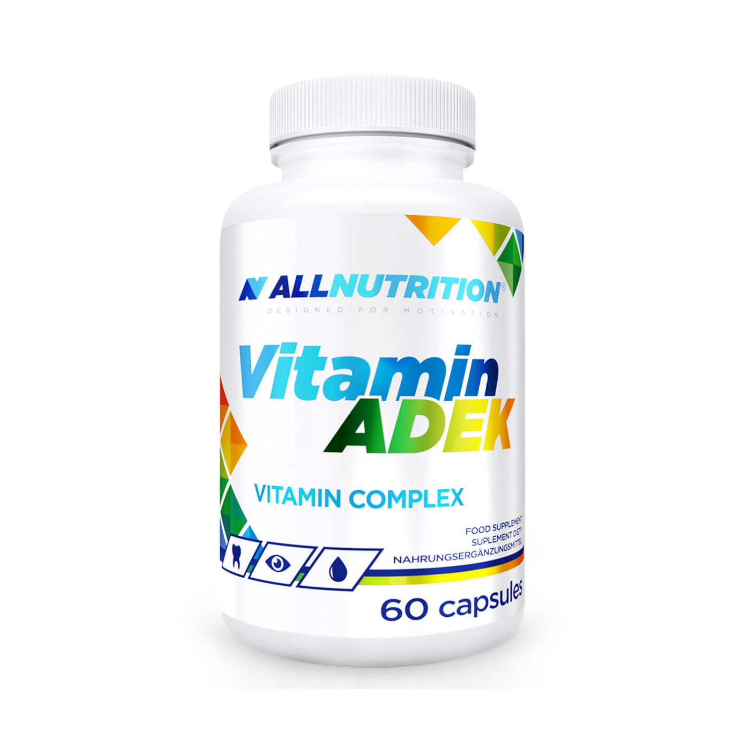 Allnutrition, vitamin adek, 60 kapsułek