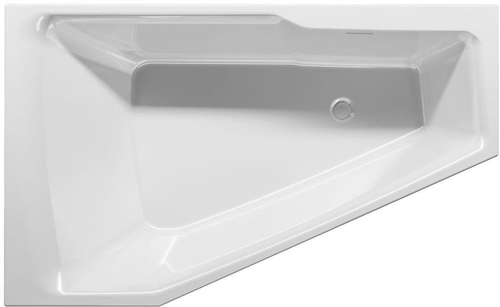 Riho Rethink Space wanna narożna 180x110 cm prawa z Riho Fall biały błyszczący B115006005