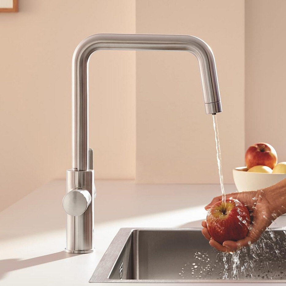 Grohe Blue Pure Start bateria kuchenna z podłączeniem do filtra wody stal 30595DC0 - Wysyłka w 24h