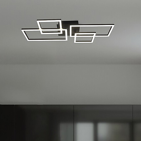 Rabalux Quince lampa podsufitowa 4x40W LED czarny/biały 3084
