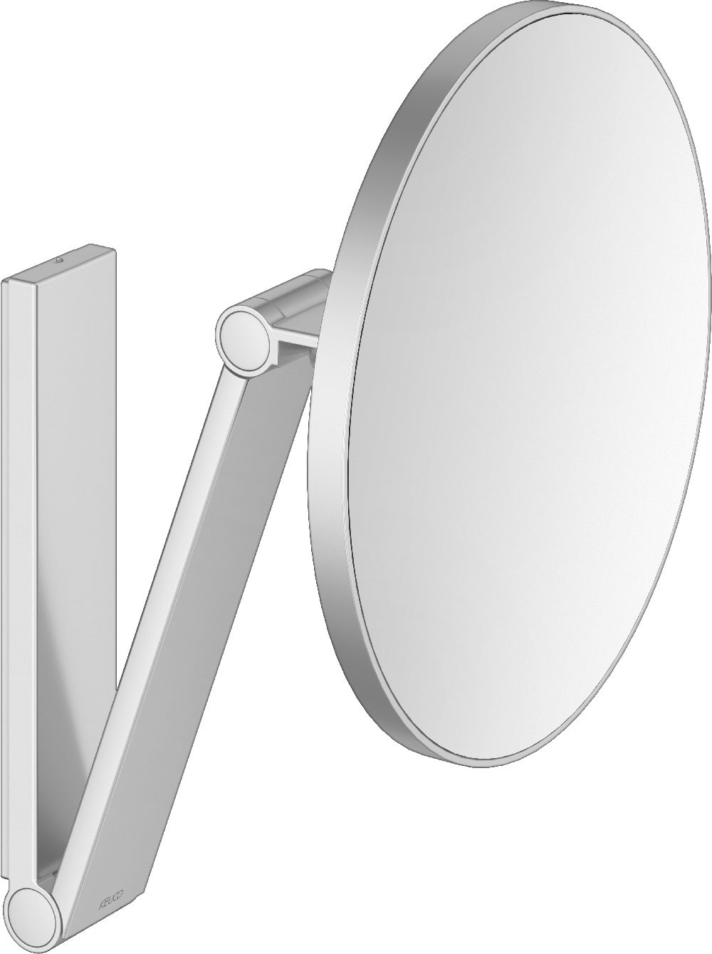 Keuco Cosmetic mirrors lusterko kosmetyczne 21,2x31,4 cm okrągłe aluminium 17612170000