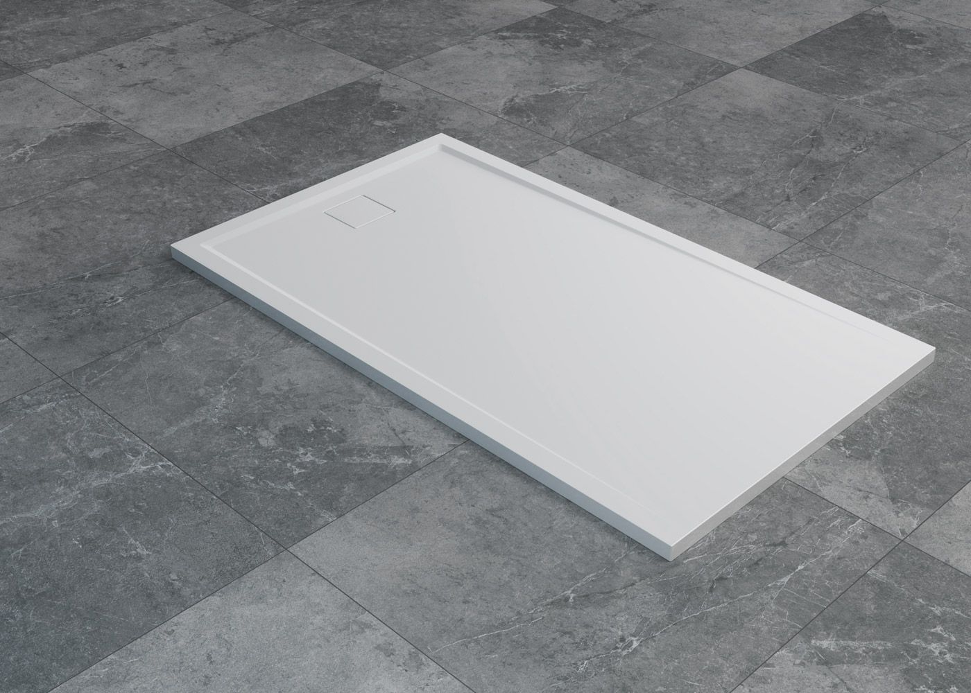 Ronal Livada brodzik 90x110 cm prostokątny biały W20AS09011004