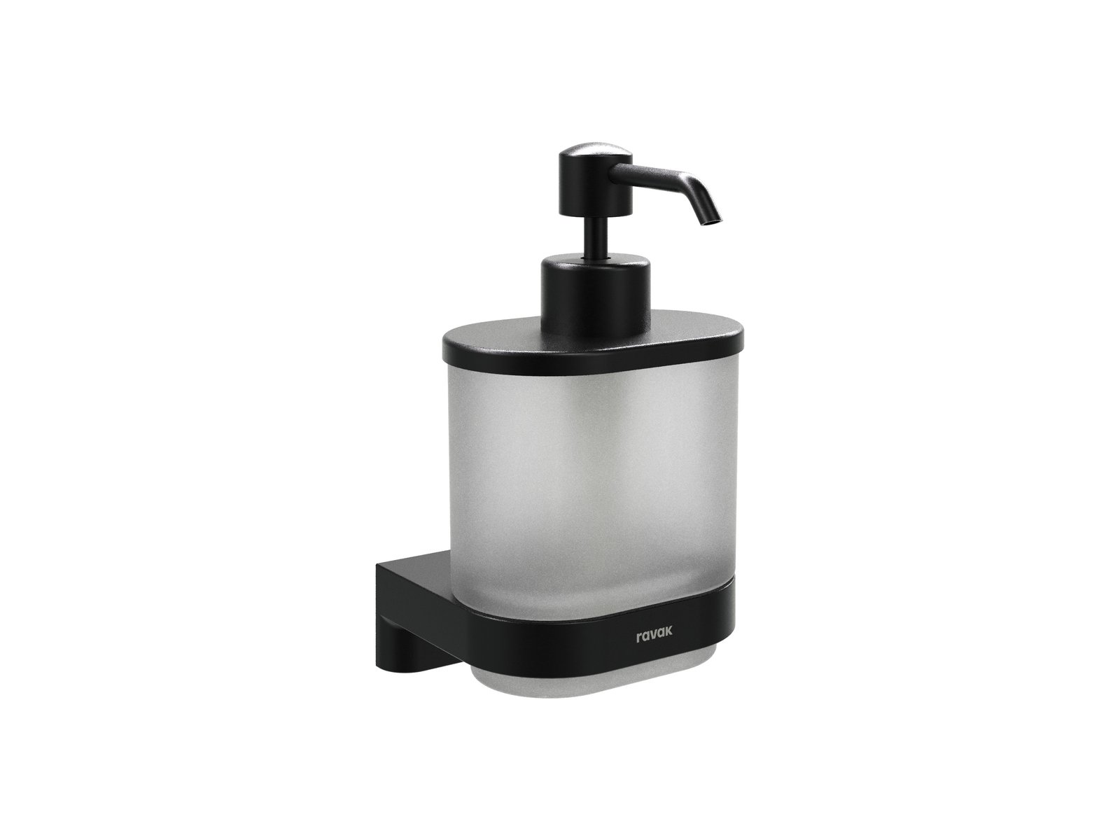 Ravak Chrome II dozownik do mydła 300 ml czarny X07P1380
