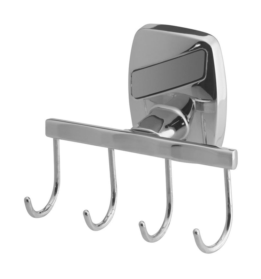 Bisk Oregon wieszak 4-hakowy chrom 79706