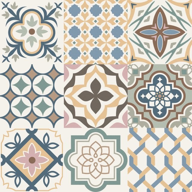 Gres szkliwiony REMILY multicolor mat 59,8x59,8 gat. I Cersanit