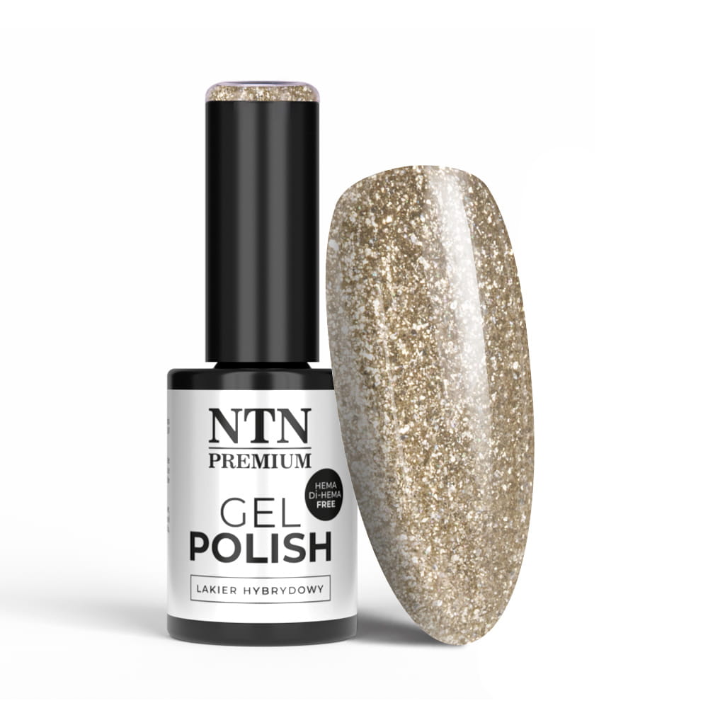 Lakier hybrydowy NTN Premium Celebration Collection HEMA/Di-HEMA Free 5g Nr 169